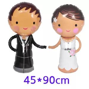 웨딩 파티 이벤트 장식 신랑 신부 풍선 프로포즈 호일 기념일