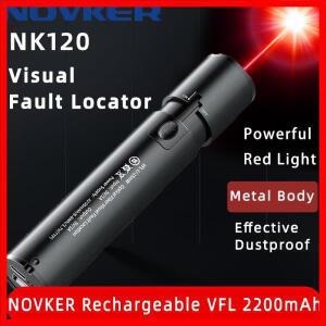 NOVKER NK120 FTTH 15/20/30 mW 2200mAh 배터리 포함 VFL 광섬유 결함 탐지기 (파이버 패치 코드 전용)