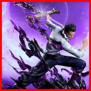 35cm 원피스 애니메이션 피규어 Dracule Mihawk 그림 우수한 모델 PVC 동상 컬렉션 모델 인형 장식품 장난