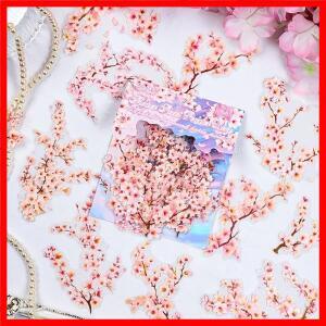 TIANZI 20/120개 식물 꽃 잎 PET 스티커 팩 스크랩북 콜라주 정크 저널 플래너 장식 문구류