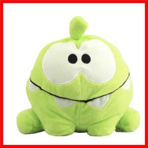 20cm 만화 뜨거운 게임 밧줄을 잘라 Om Nom 박제 동물 녹색 개구리 플러시 장난감 어린이 생일 선물