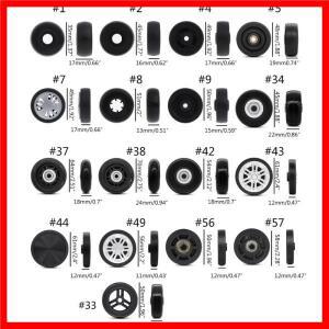여행 가방 바퀴 수리 액세서리, 수하물, 뮤트 휠, 부품