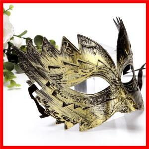 1Pcs 남성용 빈티지 가장 무도회 마스크 골드 로마 군인 베네치아 만디 그라 팬텀 오페라 아이 레이브 액세