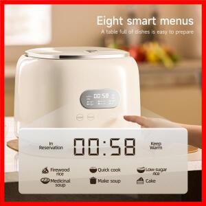 2.5L 스마트 밥솥 8가지 지능형 프로그램 400W 멀티쿠커 저당 24시간 타이머 보온 전기