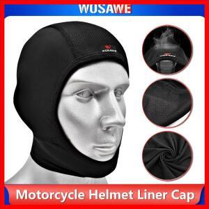 WOSAWE 오토바이 선스크린 아이스 실크 헤드기어 통기성 땀 흡수 헬멧 마스크 라이딩 모토 스카프 여름 바