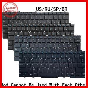 미국/브라질/러시아/영국/스페인/프랑스 새 노트북 키보드 Dell Latitude 3340 5480 P72G 용