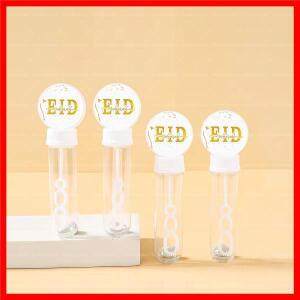 EID 무바라크 버블 완드 비누병 튜브 라마단 장식 홈 카림 파티 이드 선물, 거품 물은 포함되어 있지 않습