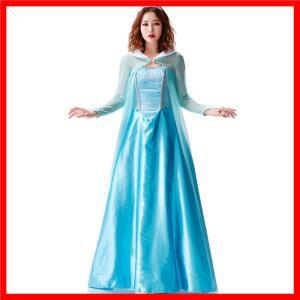 할로윈 여성 엘사 공주 의상 동화 얼음 여왕 안나 코스프레 롱 드레스 케이프 멋진