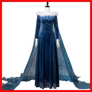사사키 겨울왕국 에피소드: 엘사 공주의 코스프레 눈 보물 얼음과 모험 드레스 풀 세트