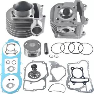 61mm 170cc 180cc 빅 보어 실린더 키트는 GY6 125cc 150cc 152QMI 157QMJ 엔진 스쿠터 ATV에 적합합니다