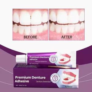 전문 틀니 고정 접착 크림 강력한 전체 치과 제품 재료