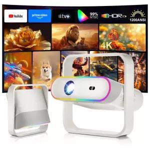 살랑에 P40 스마트 프로젝터 네이티브 1080P 안드로이드 오토 포커스 BT5.4 WIFI6 70mm RGB 앰비언트