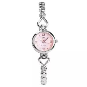 여성용 시계 소녀와 학생을 위한 작고 절묘한 로즈 러브 팔찌 패션 쿼츠 하이 뷰티