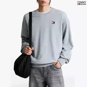 백화점 타미진스 공용 릴렉스핏 뱃지로고 맨투맨 T32F6TTO25TMT2B