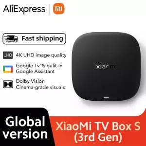 글로벌 버전 샤오미 미 TV 박스 S 3세대 블루투스 5.2 4K UHD Wifi6 2GB 32GB 구글 어시스턴트 스마트