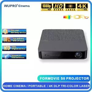 Formovie 홈 시어터용 미니 휴대용 프로젝터 1100ANSI 루멘 1080P 풀 HD 스마트 TV 야외 캠핑 비머 시네마