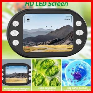 어린이를위한 AFBC 1000X 휴대용 현미경 4K 2.0In 화면 충전식 포켓 디지털 돋보기 렌즈