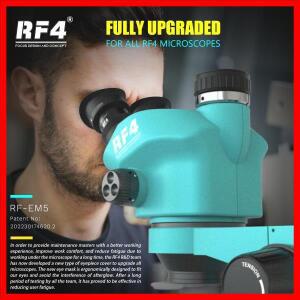 RF4 스테레오 현미경 접안렌즈 빛 누출 방지 피로 고무 아이 가드 쉴드 컵 RF-EM5 수리 도구
