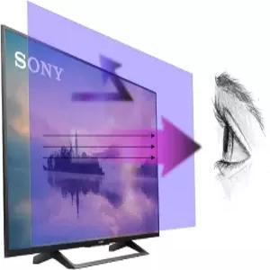 49인치 TV용 프리미엄 안티 블루라이트 스크린 프로텍터. 컴퓨터 눈의 피로를 완화하고 숙면을 돕는 필터