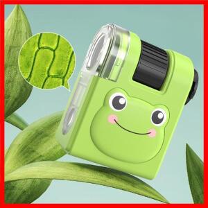 LED 손전등이있는 80x 미니 현미경 포켓 소녀 및 소년을위한 휴대용 생일 선물