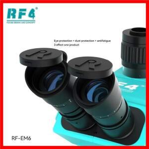RF4 새로운 삼안 현미경 부드러운 고무 접안 렌즈 아이 실드, 눈 보호 + 먼지 피로 방지 3effect One Produ