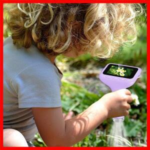 어린이용 현미경 1000배율 1080P 휴대용 카메라 3 4 5 6 7 8 9 10세 남아 여아 선물