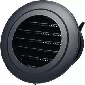 메쉬 스크린이 내장된 4인치 소핏 통풍구 배기 팬 커버 원형 ABS 루버 그릴 플랫 덕트 공기 배출구 주방