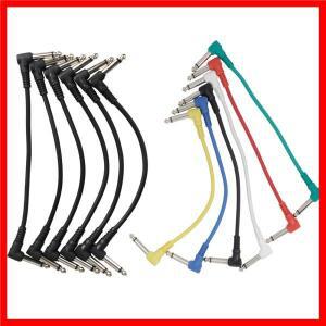 6Pcs 기타 효과 페달 케이블 연결 라인 잭 오디오 베릴륨 구리 링크 뽑아 악기 액세서리