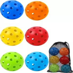 핫윈드 6팩 뒷마당 골프 게임 교체용 볼 컬러풀 3인치 연습용 골프공 야드 게임과 호환 가능하며 가족 야외