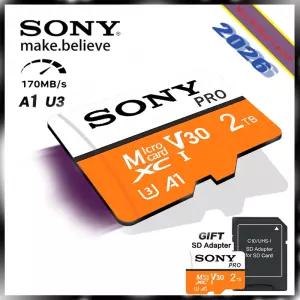 소니 익스트림 마이크로 SD 메모리 카드 풀 스피드 U3 V30 4K (휴대폰 컴퓨터 카메라용) - 2TB 1TB 512GB