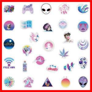 10/30/50PCS 아트 스타일 Vaporwave 스티커 낙서 스케이트 보드 냉장고 노트북 오토바이 수하물 DIY 멋진