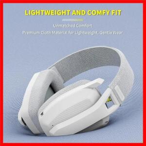 BINNUNE BW06 PS5 PC Mac용 마이크가 있는 2.4GHz Bluetooth 게임용 헤드셋 Playstation 무선