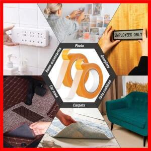 양면 메쉬 테이프, 고강도 투명 카펫, 러그, 쿠션, 포스터, DIY 공예품 고정용 패브릭