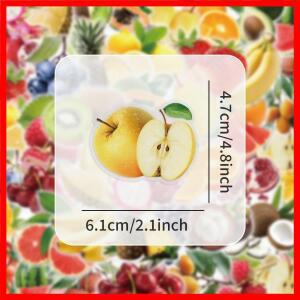 50pcs 과일 스티커 블루 베리 투명 애완 동물 DIY 스크랩북, 저널링, 노트북, 범퍼, 스케이트 보드, 물병