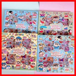 100PCS 크레용 신짱 애니메이션 장난감 스티커 투명 Applique 컴퓨터 스케이트 보드 DIY 장식 액세서리 크