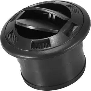 HERFFIX 75mm 범용 블랙 에어컨 따뜻한 공기 통풍구 디플렉터 콘센트 루버링 그릴 교체 부품 없음