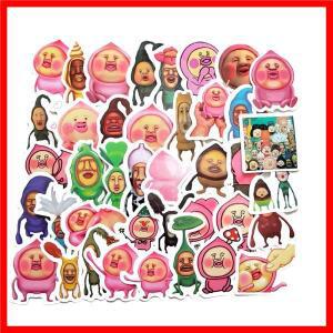 미니 2-3CM 40Pcs 핸드 계정 만화 Kobito 스티커 방수 노트북 오토바이 수하물 스노우 보드 냉장고