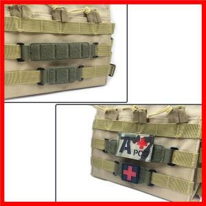 후크앤루프 패널 패치 보드 조끼 배낭 편리한 ID 배지 디스플레이 패드 컨버터 스트립 MOLLE 시스템 부착