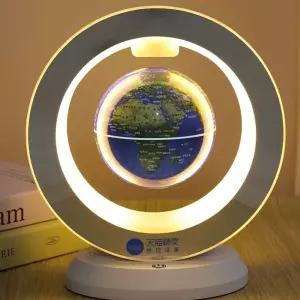 탁상 금색 지구본 세계지도 흑금 선물 고급 램프