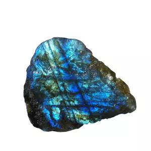 천연 라브라도라이트 원석 큰 결정 조각 문스톤 회색 푸른빛 테라피 용 인테리어 수석 장식품