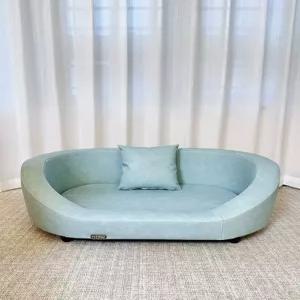 강아지 가죽침대 방석 침대 쇼파 스크래치방지 메모리폼 반려견 베드