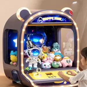 미니 인형뽑기 기계 합금집게 선물 우주인 팬더 가정용
