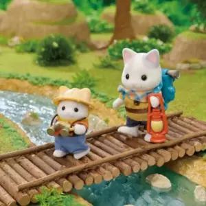실바니안인형 실바니안 패밀리 탐험을 떠나는 라떼고양이 남매 인형 피규어 장난감