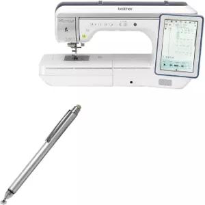 BoxWave 스타일러스 펜 브라더 루미니어 2 이노비스 XP2 호환 - 듀얼팁 정전식 파이버 팁 디스크 메탈릭