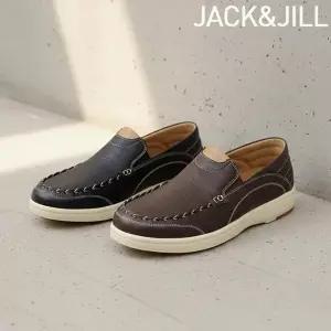 [잭앤질] 소가죽 소잉 남성 슬립온 로퍼(JA6259M)