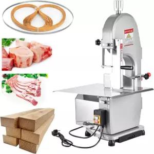 치비아오 본 톱 머신 18.8인치 x 14.9인치 작업대 1500W 전기 냉동 고기 커터 5개의 톱날로 도살할 수 있는