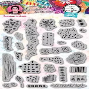 스튜디오 라이트 - 마린 스탬프 NR. 47 14.8 x 21 cm 흰색의 3PL 아트