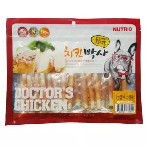 강아지 닭가슴살 기호성 비스킷 롤 3개 중형견용 음식