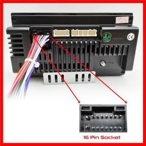 16 핀 15 라디오 배선 하네스 남성 플러그 자동차 안드로이드 헤드 유닛 케이블 어댑터 포드 포커스 MK1 Mo