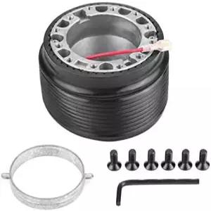 6홀 스티어링 휠 쇼트 허브 어댑터 6볼트-홀 퀵 릴리스 스냅오프 키트 - MAZDA 323 MX3 MX5 MX6 수정용